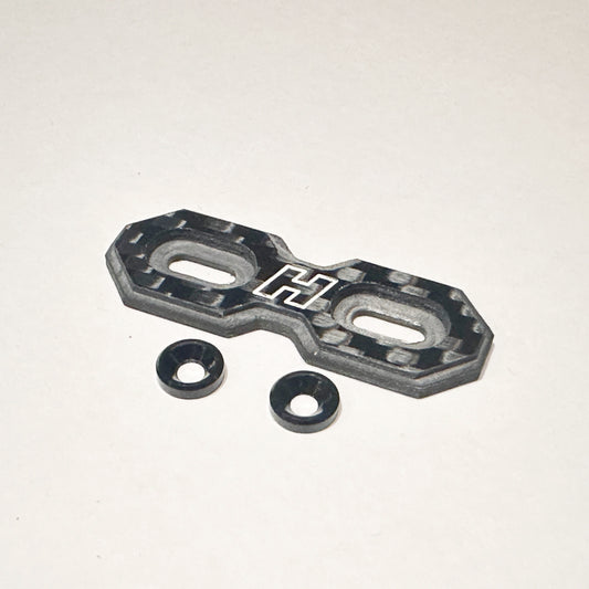 HYPER SPEED LAB: Carbon 1/10 Universal Wing Button (CSK Washers & Screws included)